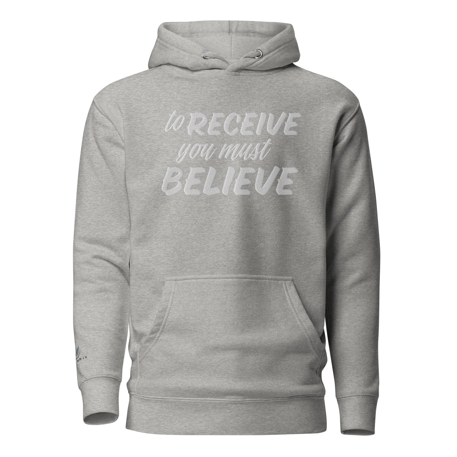 BELIEVE Embroidered Unisex Hoodie