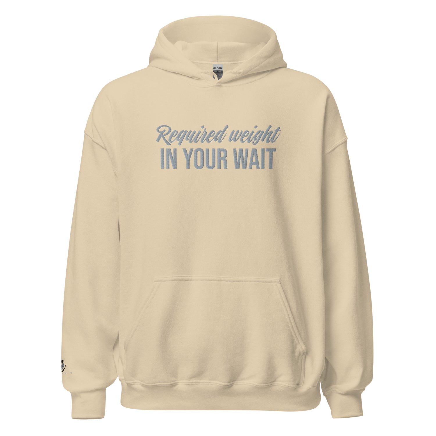 WAIT Embroidered Unisex Hoodie
