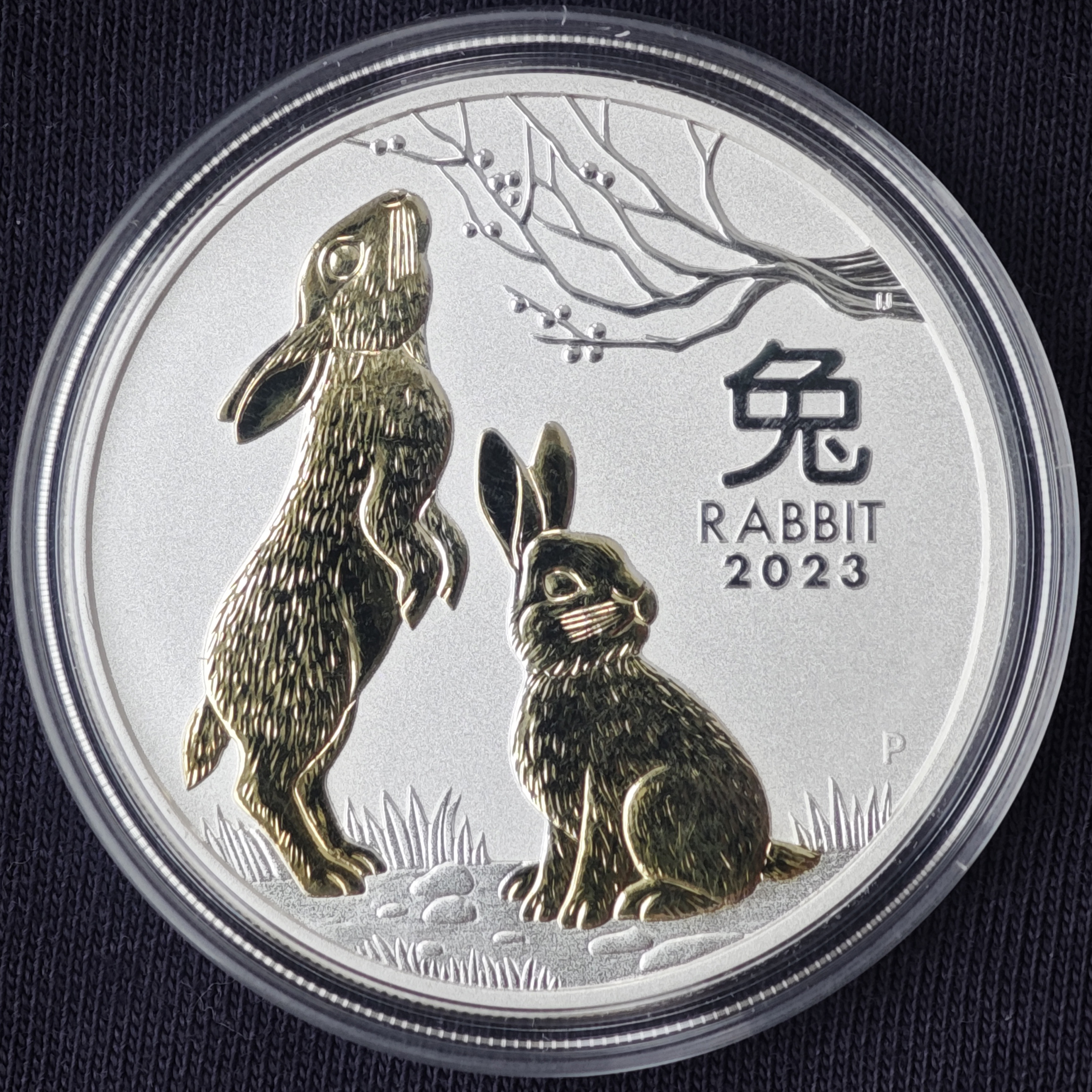 Лунар 3: год Кролика 2023 (с позолотой)