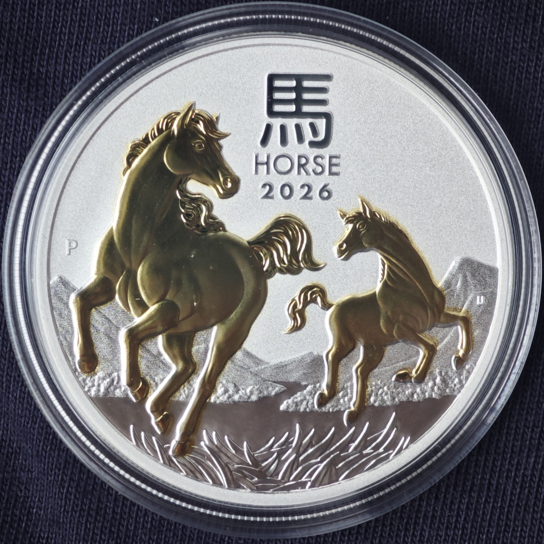 Лунар III: год Лошади (с позолотой в футляре) 2026