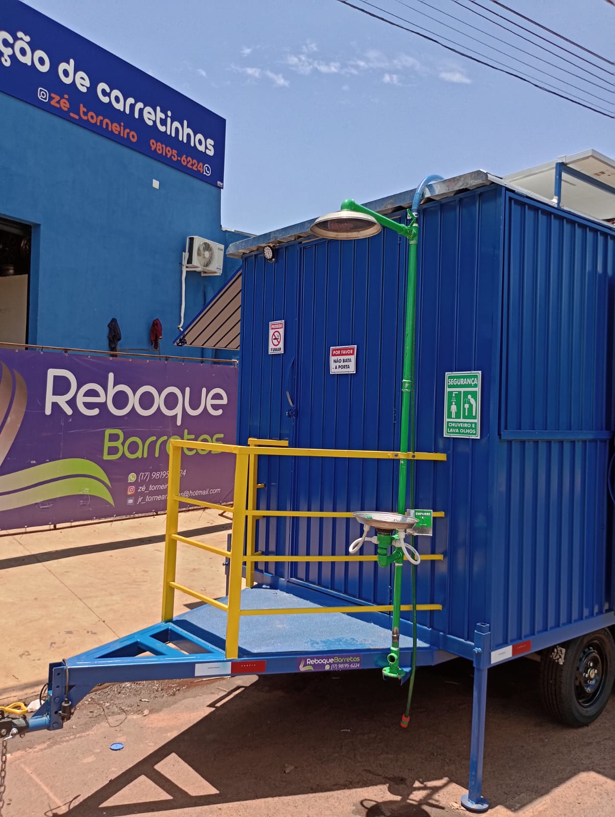 Área de Vivência para 8 pessoas