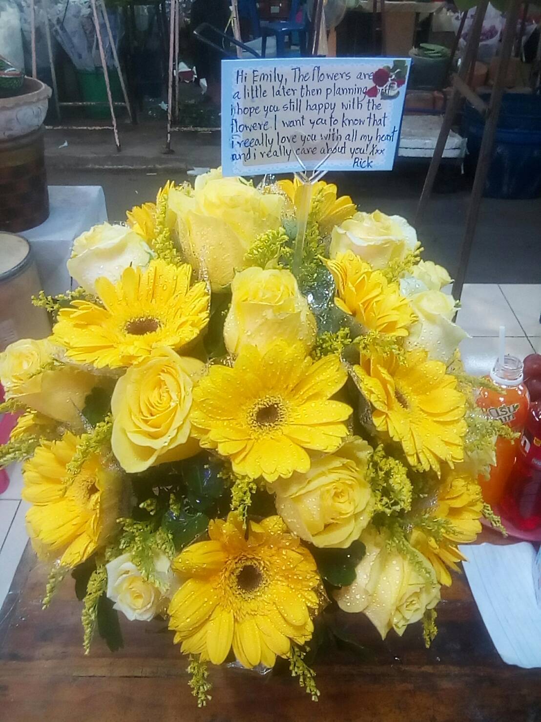 Yellow Flower Bouquet