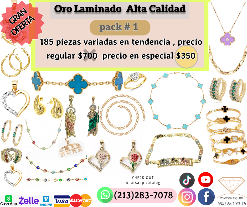 Oro Laminado Alta Calidad Pack #1 