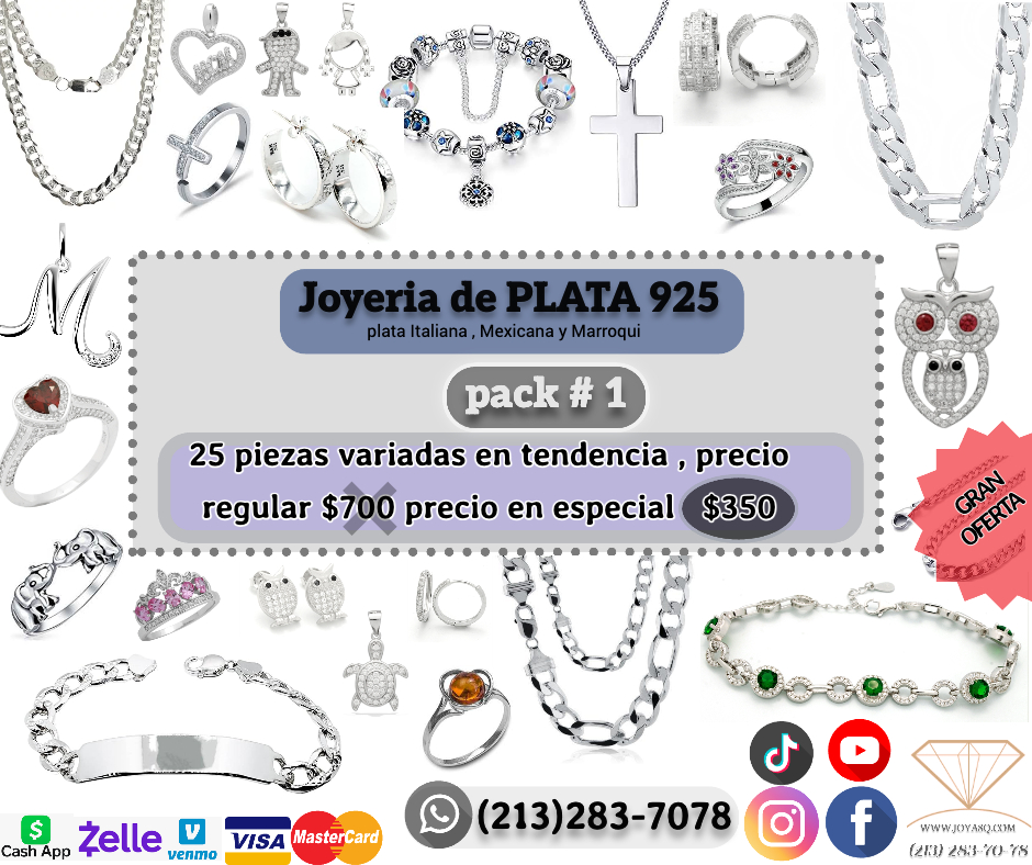 Plata 925  Pack #1