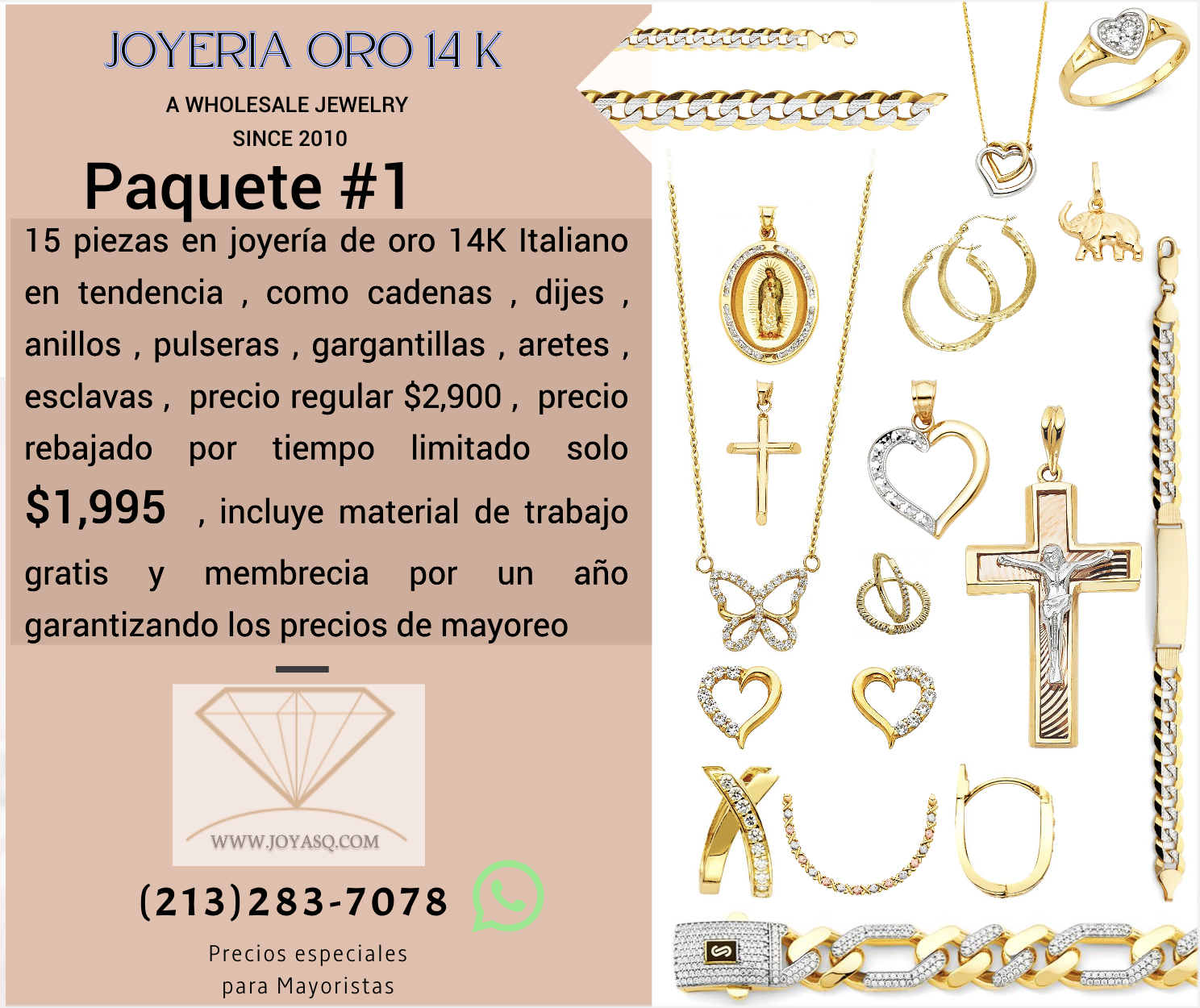 Oro 14K pack #1