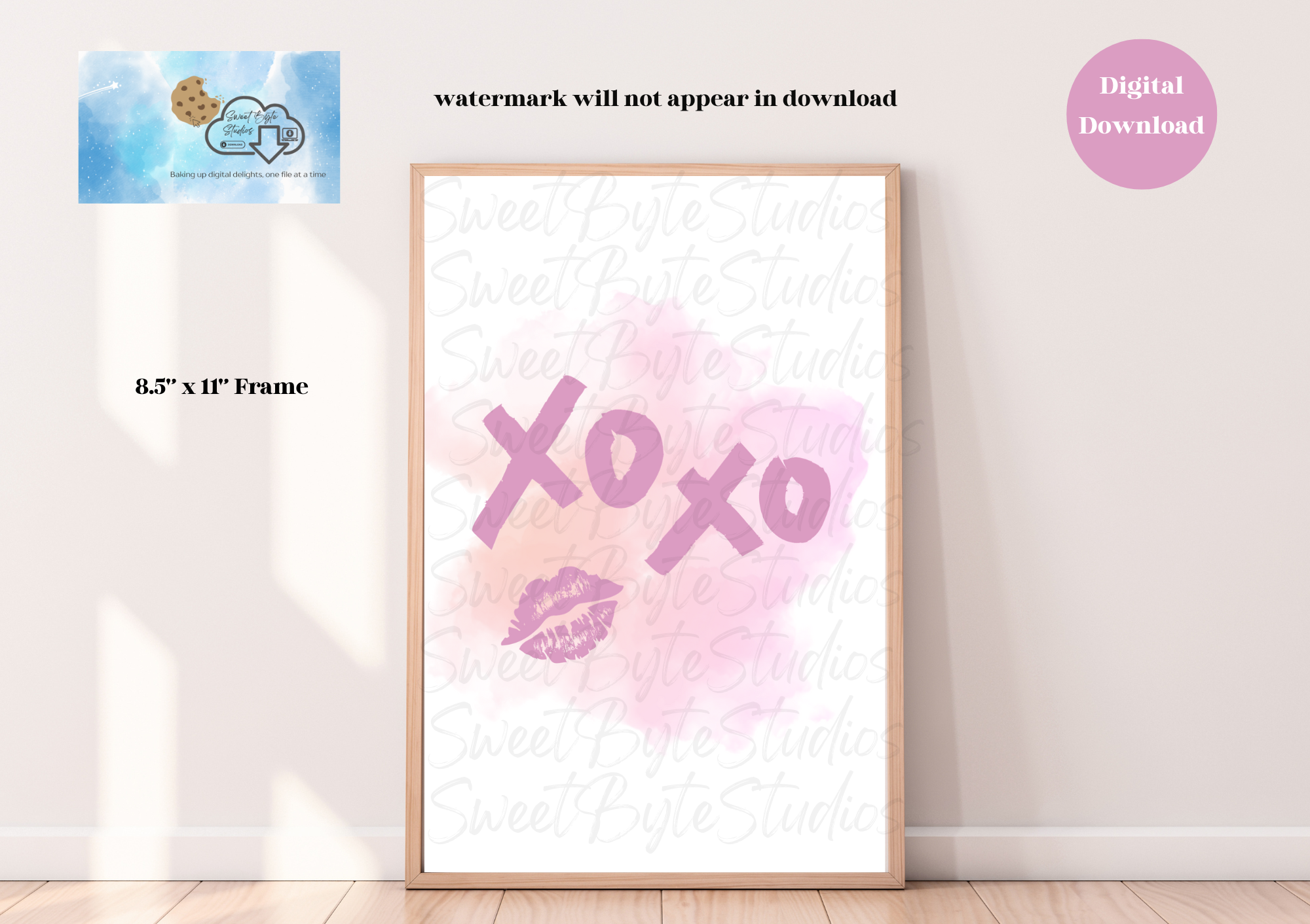 XOXO Frame PDF File