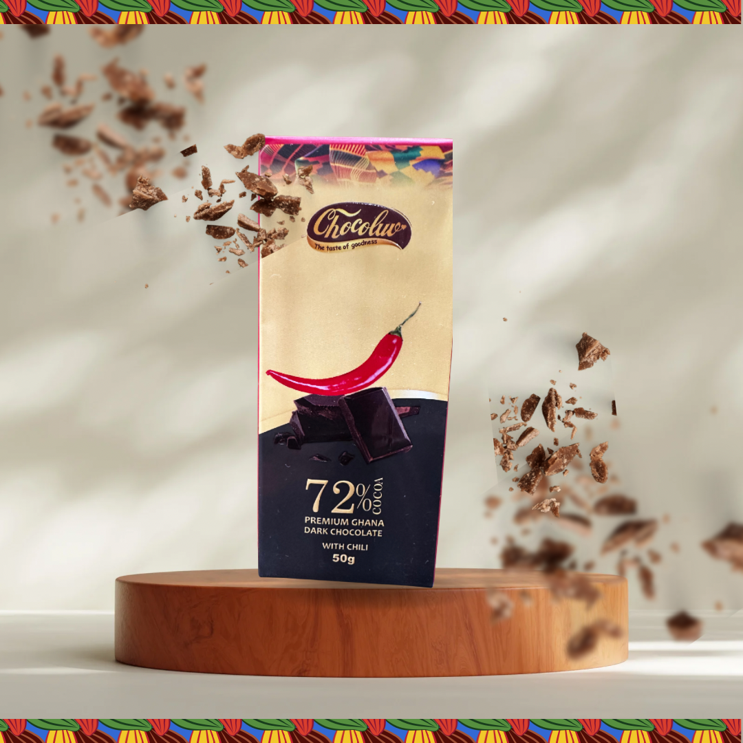 Chocolat noir 72% au piment