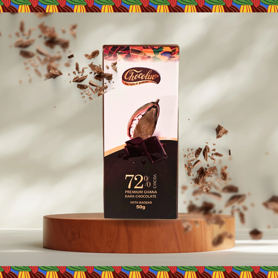 Chocolat noir 72% au Baobab