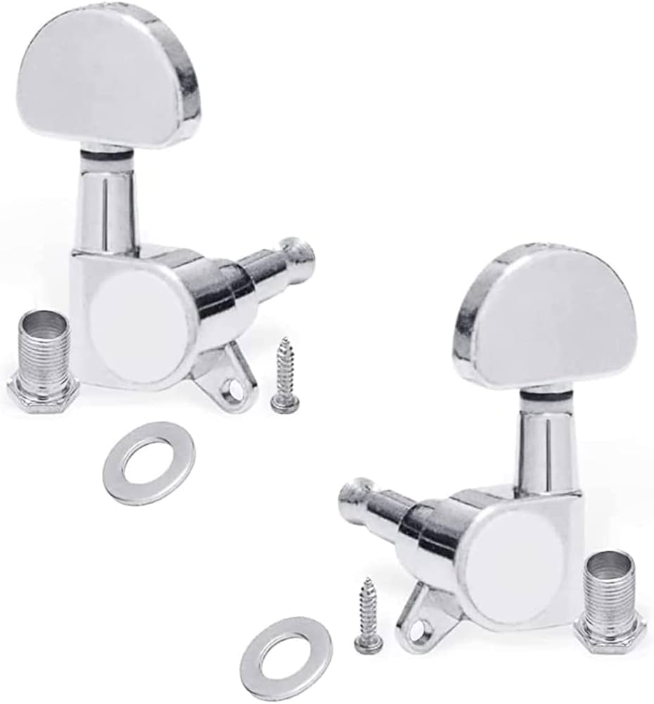 Guitar Tuning Pegs Die Cast Set Of Two 1L + 1R (2pcs)
