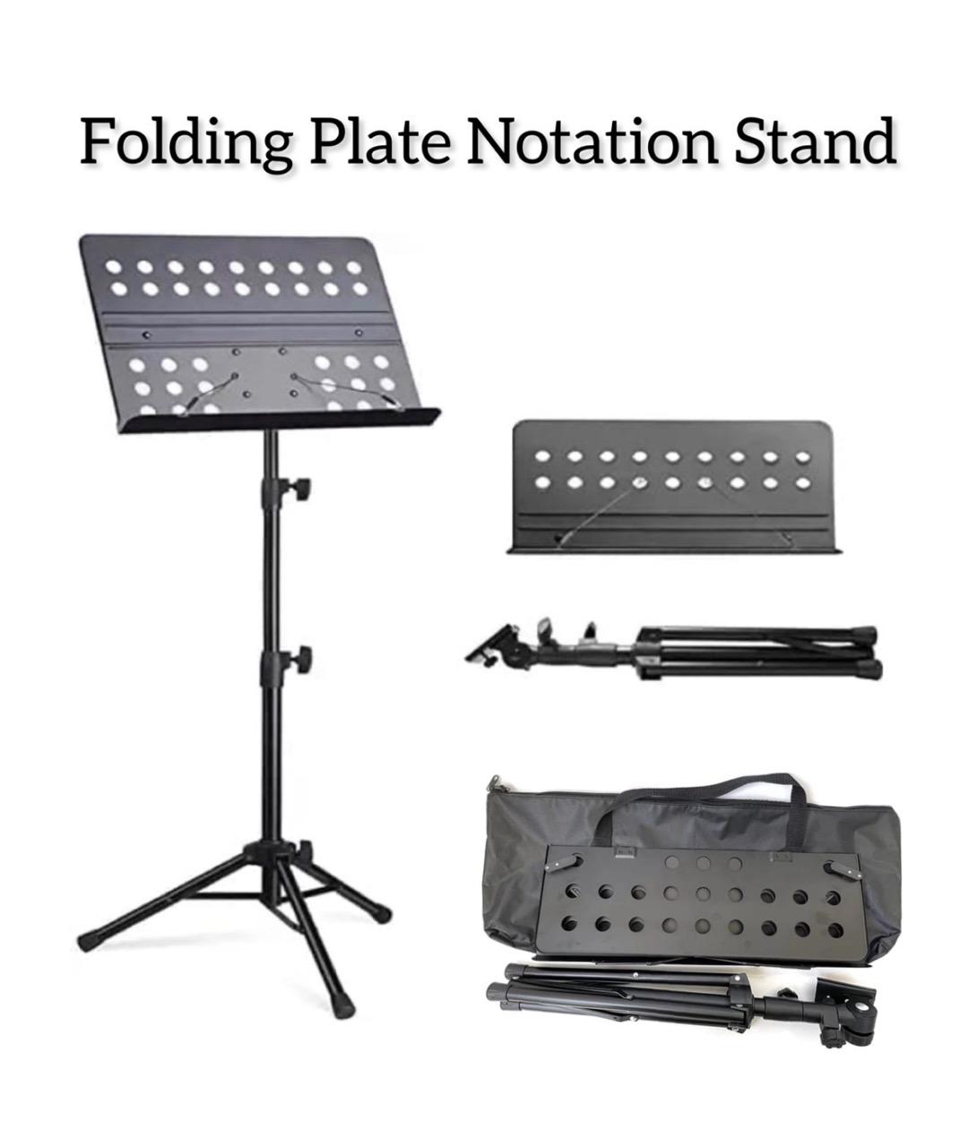 Folding Plate Notation Stand