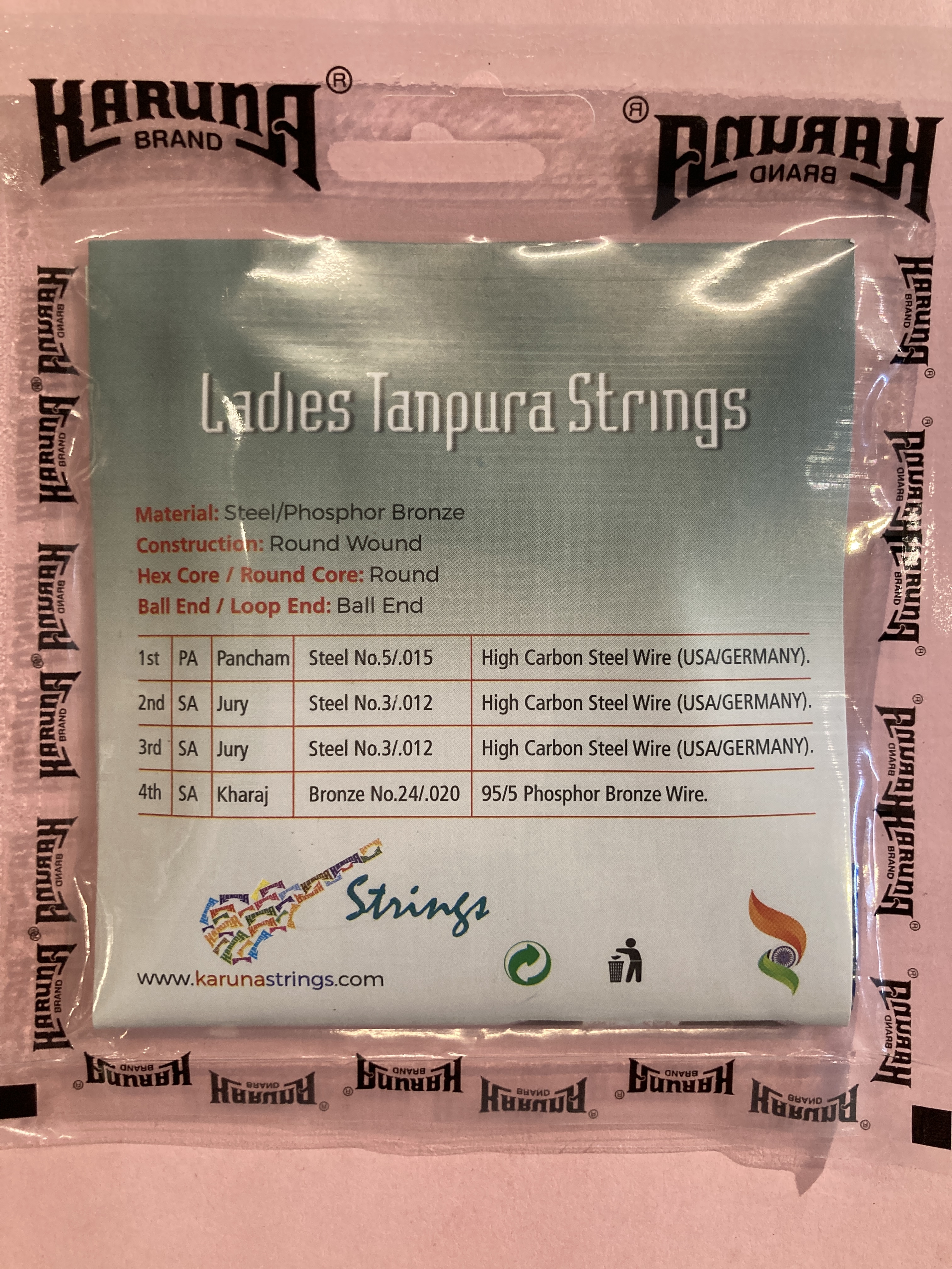 Ladies Tanpura Strings