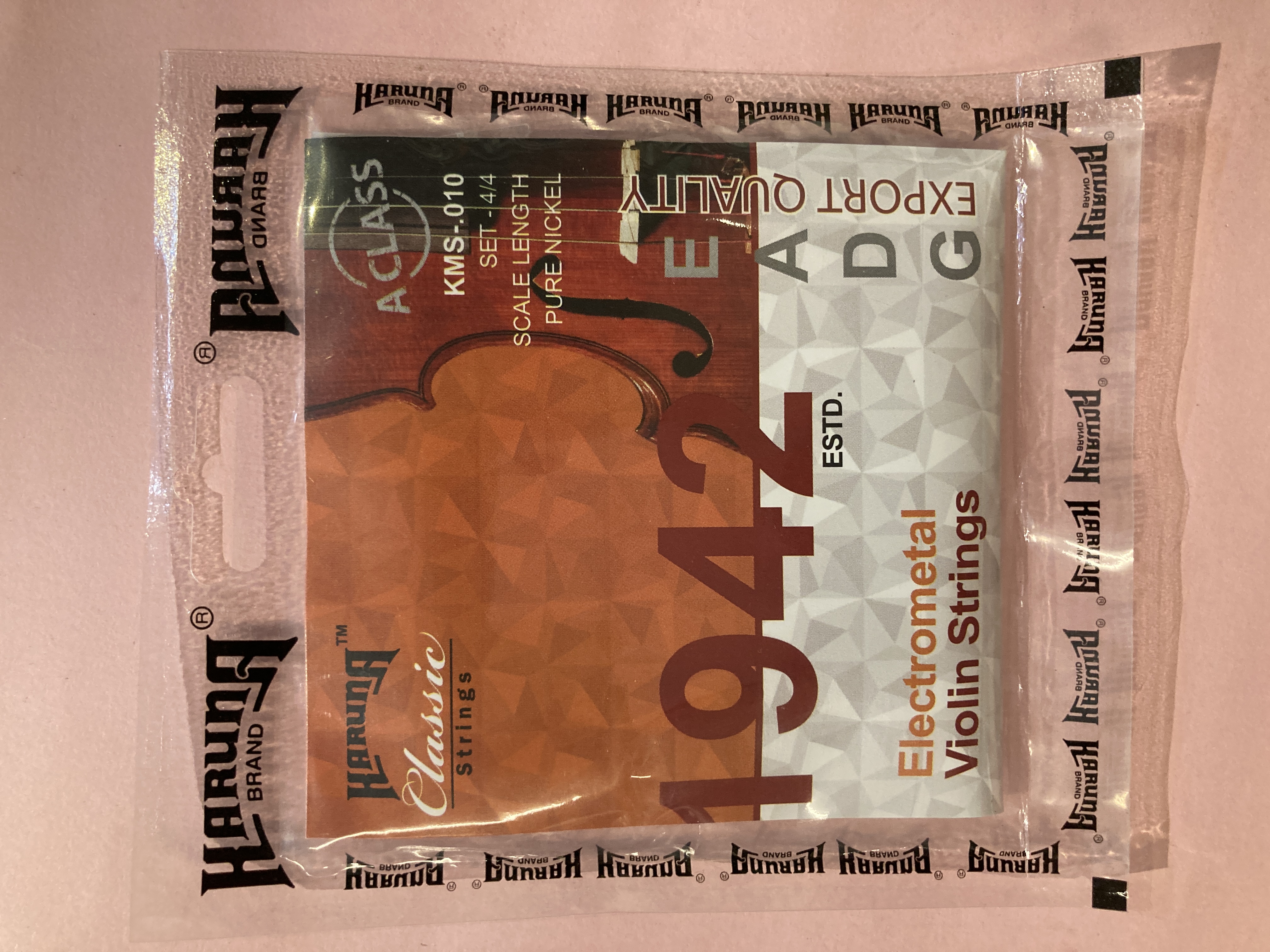Electrometal Violin Strings