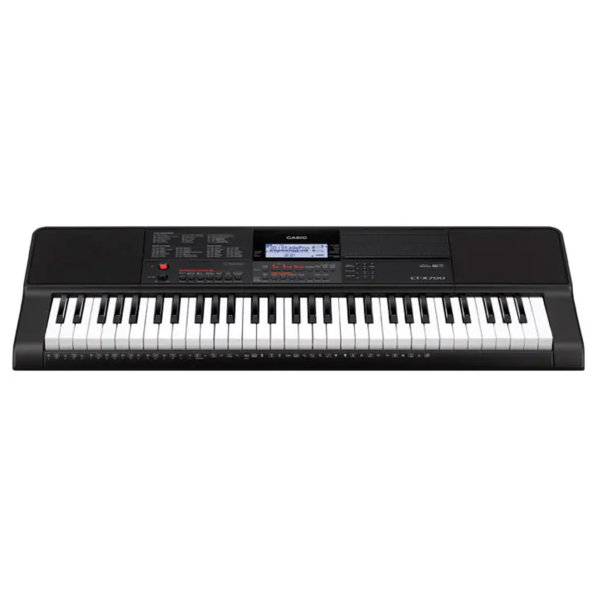 Casio CT-X700 61-Key Touch Sensitive Portable Keyboard with Carry Case (Black)