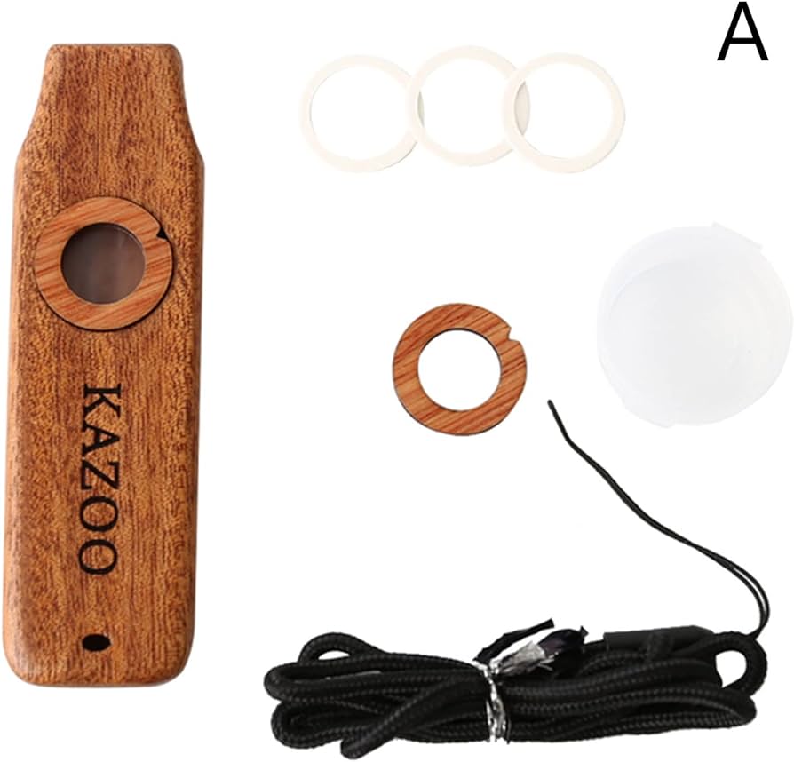 Kazoo Musical Instrument, Professional Children Mahogany Kazoo
