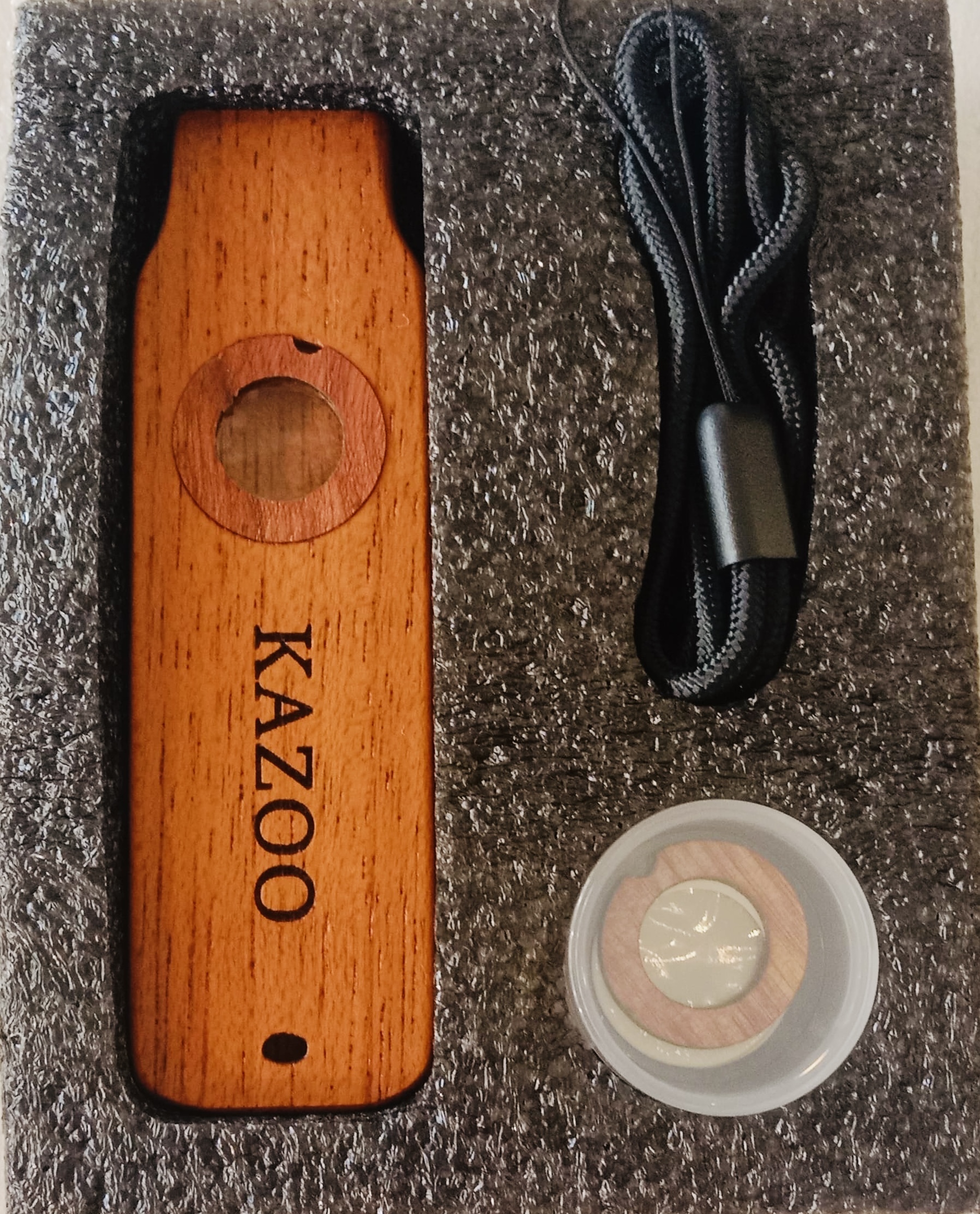 Kazoo Musical Instrument, Professional Children Mahogany Kazoo