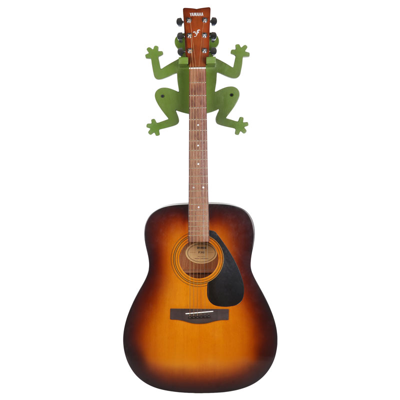 Clapbox Guitar Wall Hanger/Stand - Frog Design, suitable For Acoustic, Electric Guitars and Ukulele