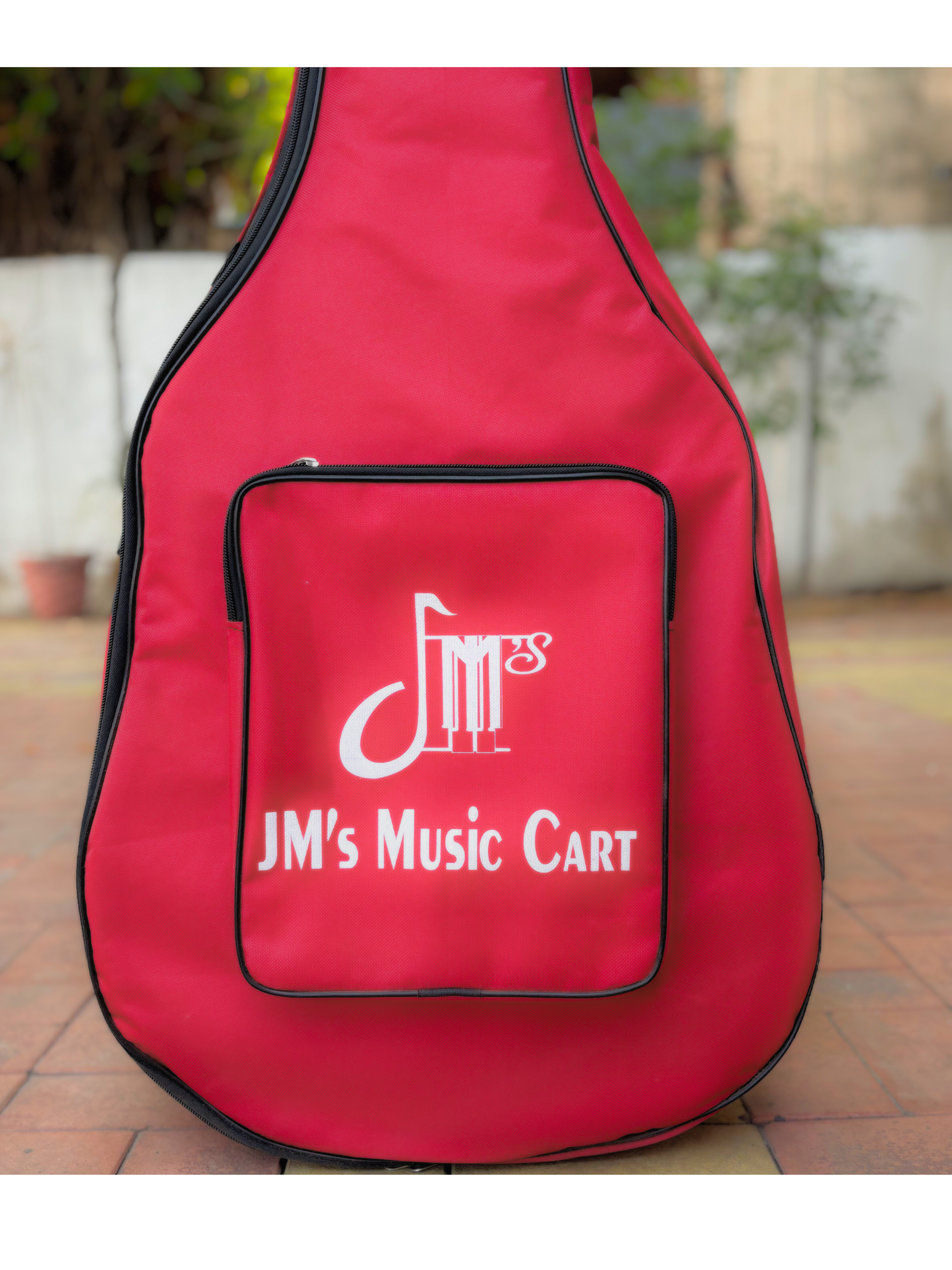 JM's Red Acoustic Guitar Bag