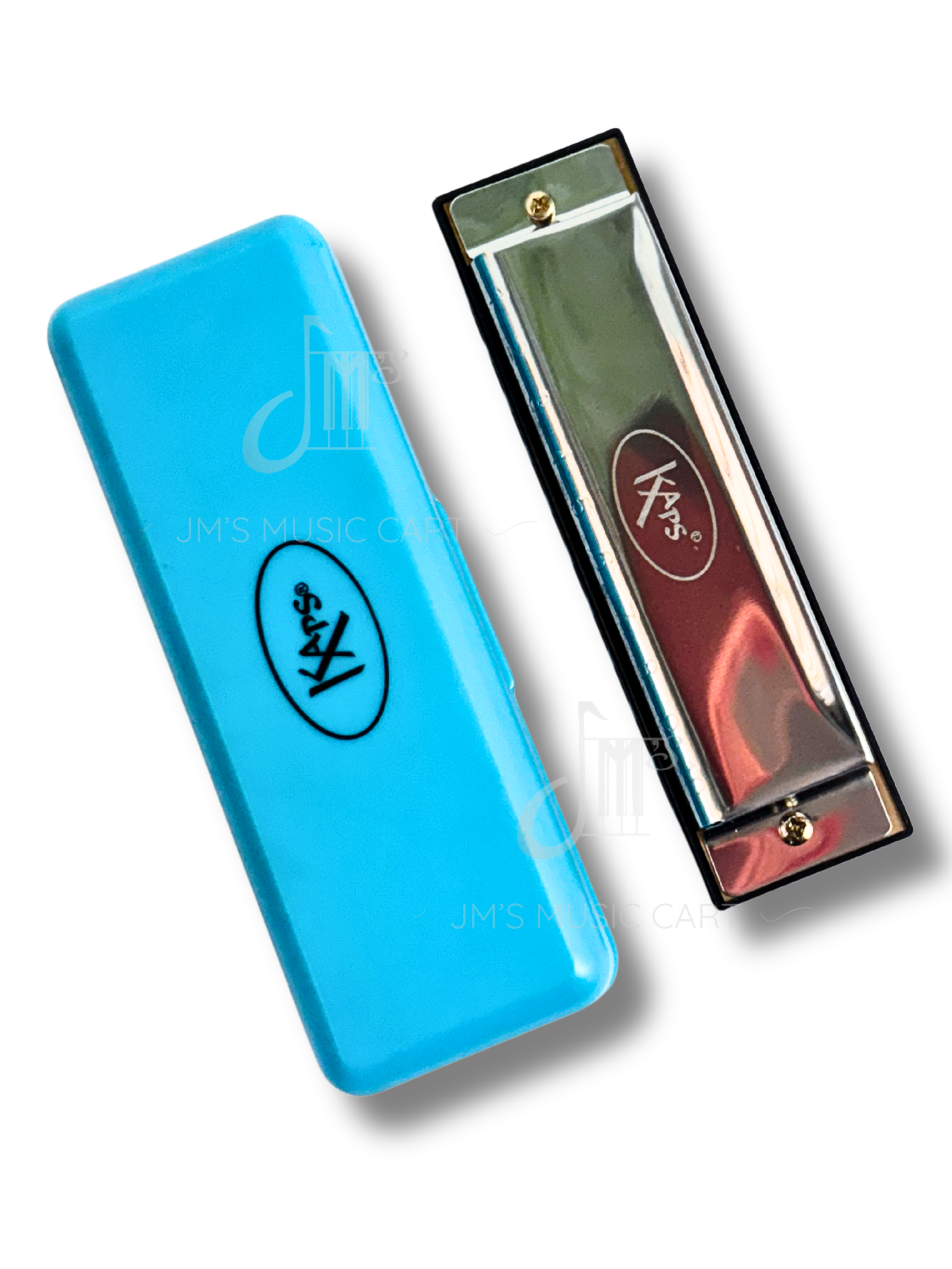 Chromatic Harmonica with Case