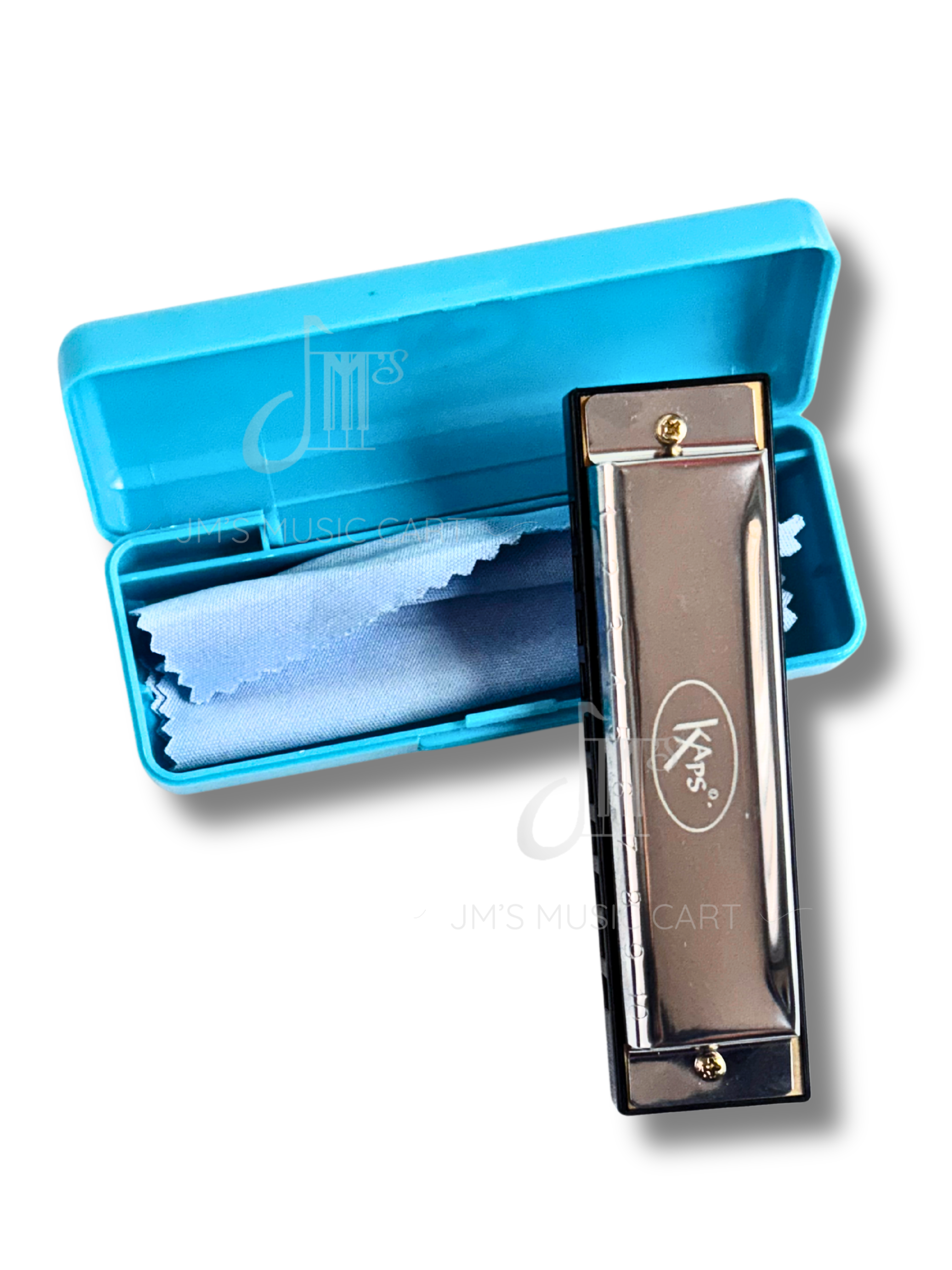Chromatic Harmonica with Case