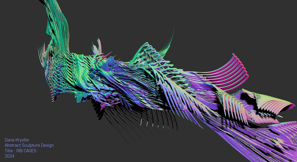 RIB CAGES  _ Digital Sculpture 