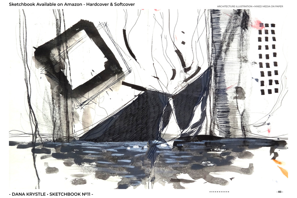 [Ebook] SKETCHBOOK №11 A series of architecture illustrations By Dana Krystle