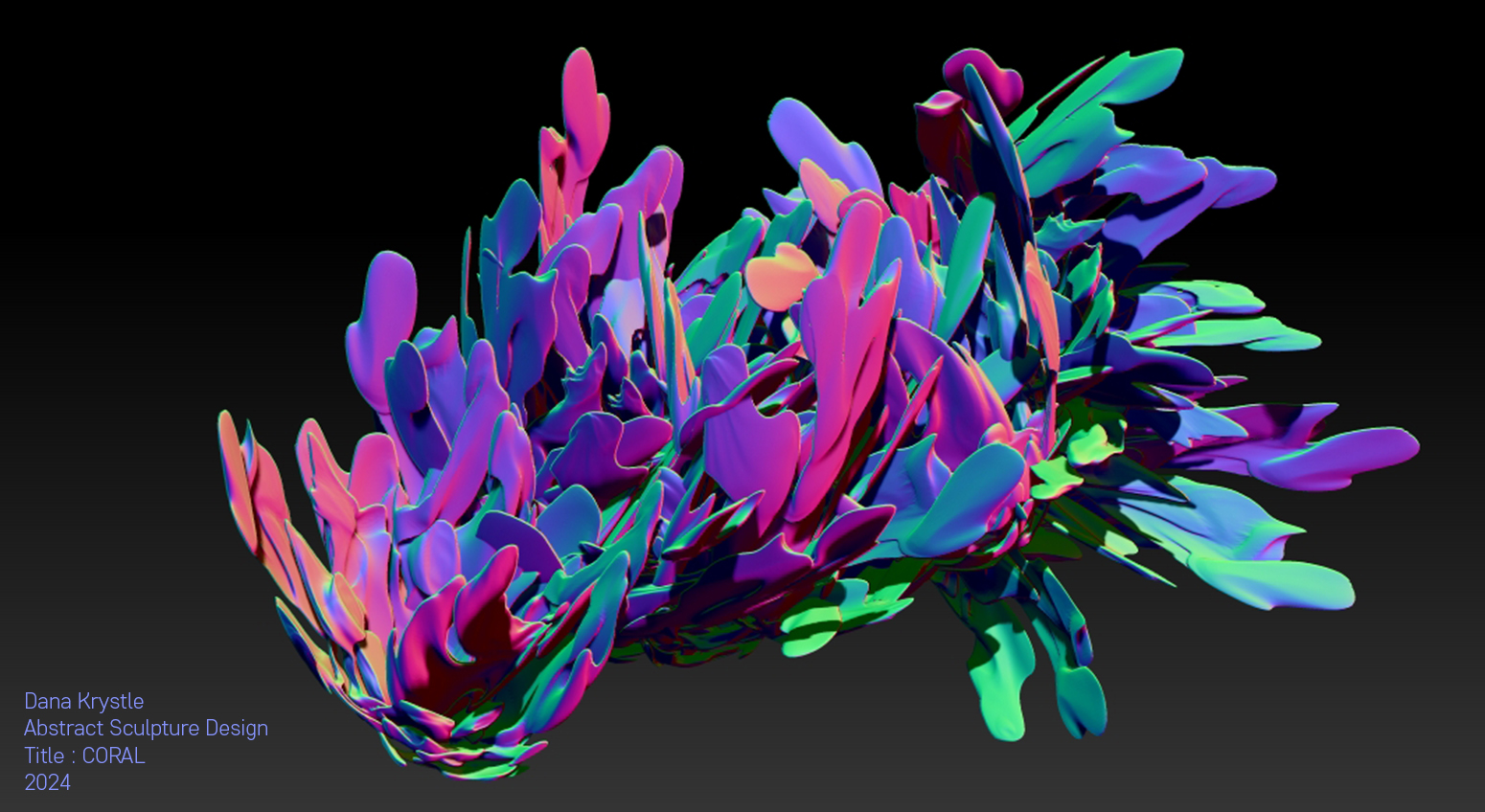 CORAL  _ Digital Sculpture  [ZBrush + .OBJ + MAYA + .DAE] 