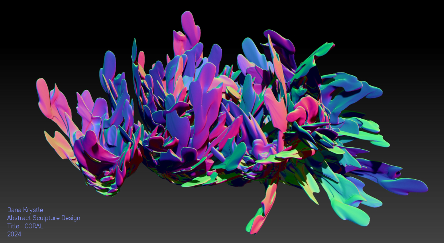 CORAL  _ Digital Sculpture  [ZBrush + .OBJ + MAYA + .DAE] 