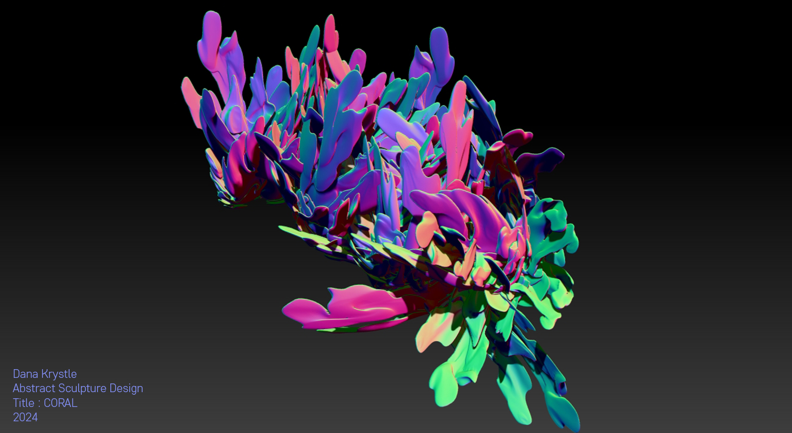 CORAL  _ Digital Sculpture  [ZBrush + .OBJ + MAYA + .DAE] 