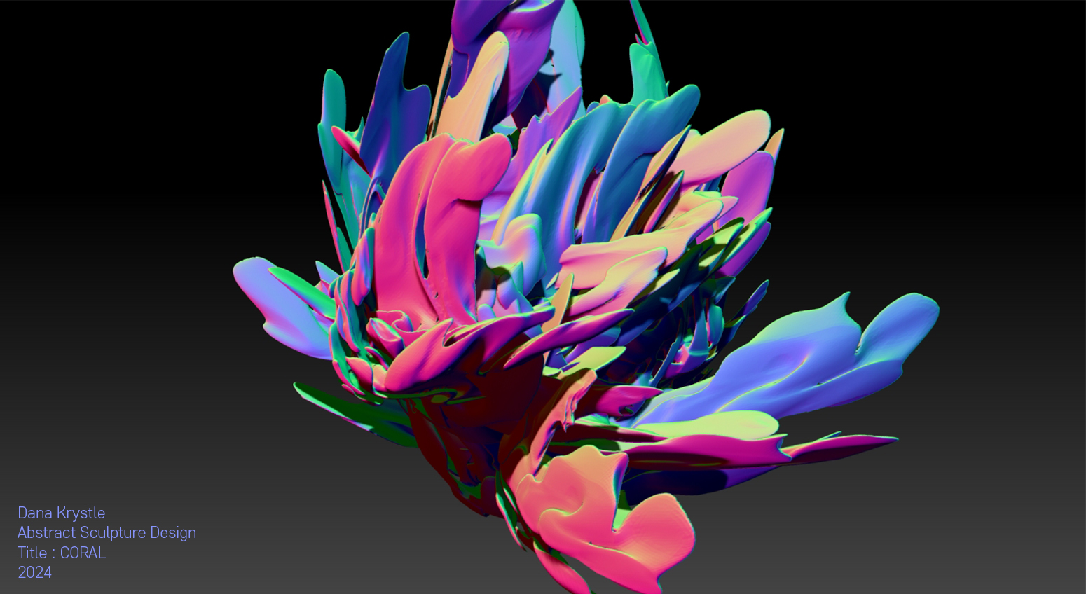 CORAL  _ Digital Sculpture  [ZBrush + .OBJ + MAYA + .DAE] 