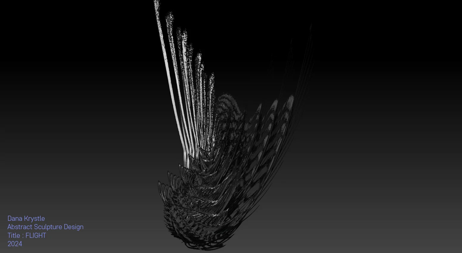 Flight  _ Digital Sculpture  [ZBrush tool + .OBJ + COLLADA .DAE ]