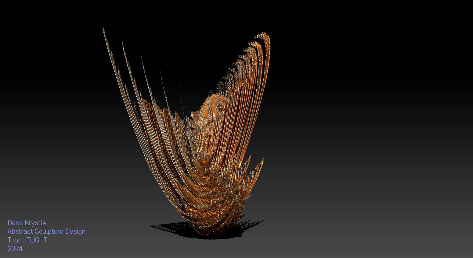 Flight  _ Digital Sculpture  [ZBrush tool + .OBJ + COLLADA .DAE ]