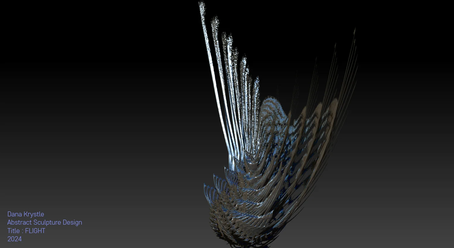 Flight  _ Digital Sculpture  [ZBrush tool + .OBJ + COLLADA .DAE ]