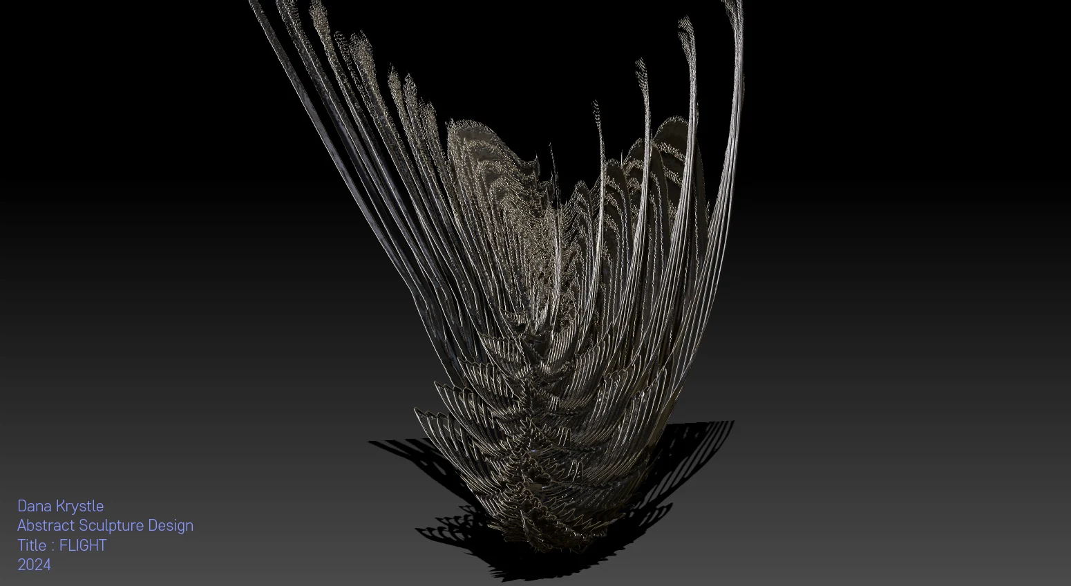 Flight  _ Digital Sculpture  [ZBrush tool + .OBJ + COLLADA .DAE ]
