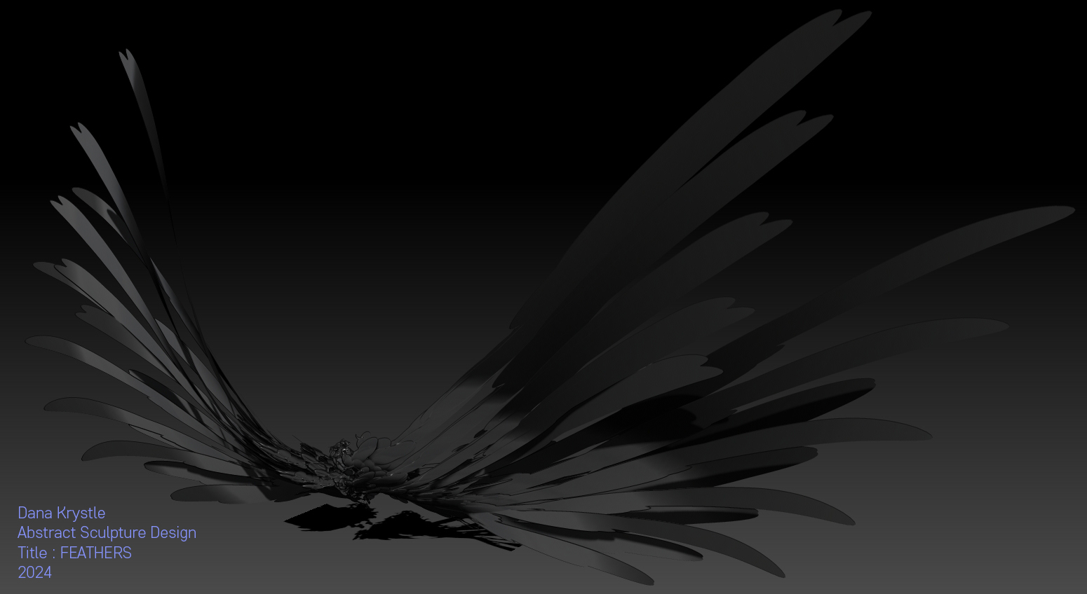 Feathers  _ Digital Sculpture  [ZBrush + .OBJ]