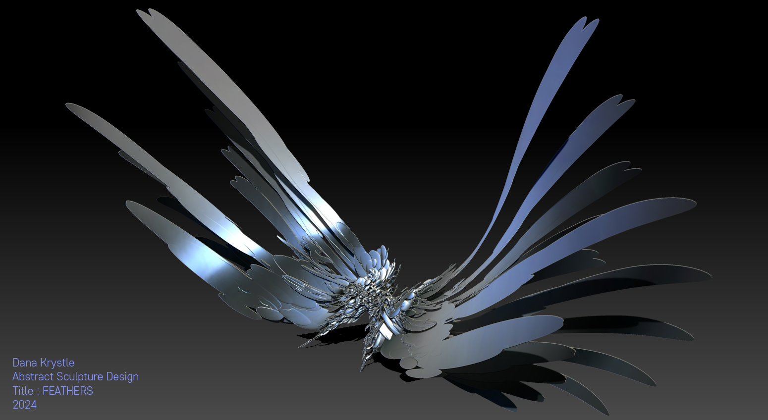 Feathers  _ Digital Sculpture  [ZBrush + .OBJ]