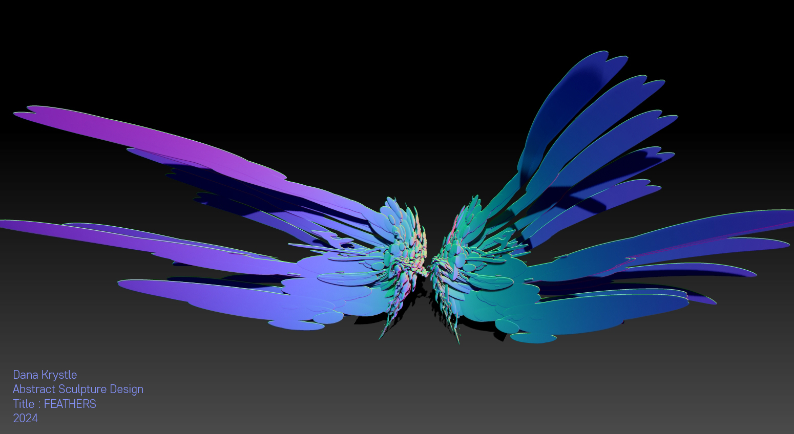 Feathers  _ Digital Sculpture  [ZBrush + .OBJ]