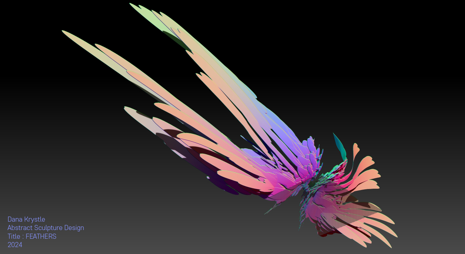 Feathers  _ Digital Sculpture  [ZBrush + .OBJ]