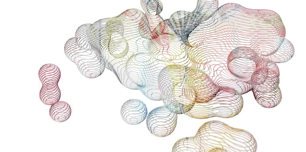 17 _ Metaball Random | Grasshopper Script + 3D Model