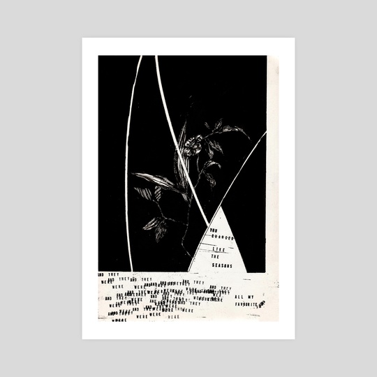 [95]Delicate Forget me nots _ Dana Krystle // Art Prints 