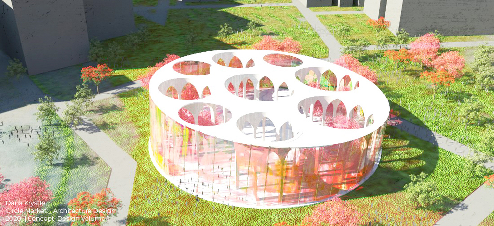 (Rhino3D) CIRCLE MARKET | CONCEPT DESIGN VOL.1