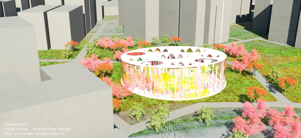 (Rhino3D) CIRCLE MARKET | CONCEPT DESIGN VOL.1