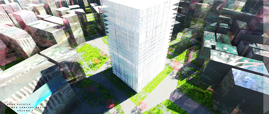 (Rhino3D) Dana Krystle _Mixed-Use Tower 2021_ Architecture Design Volume 7