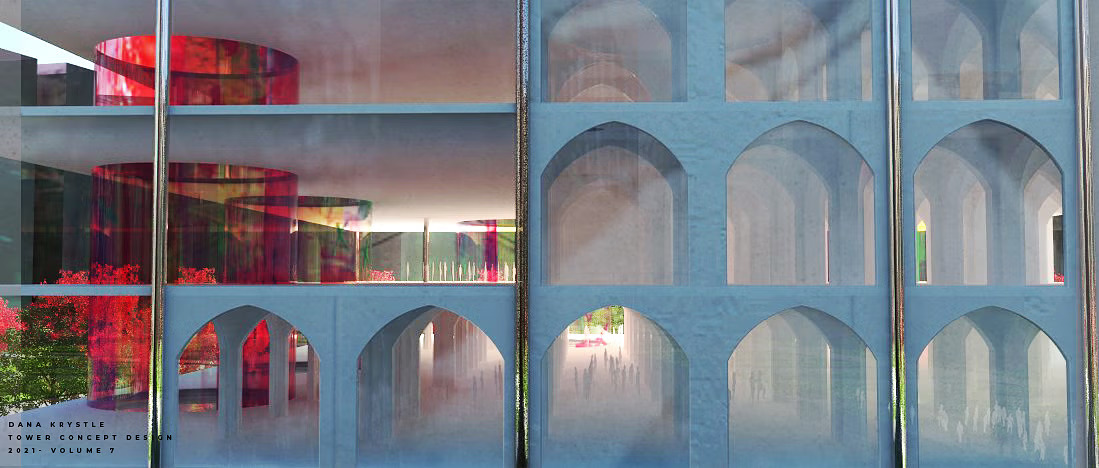 (Rhino3D) Dana Krystle _Mixed-Use Tower 2021_ Architecture Design Volume 7