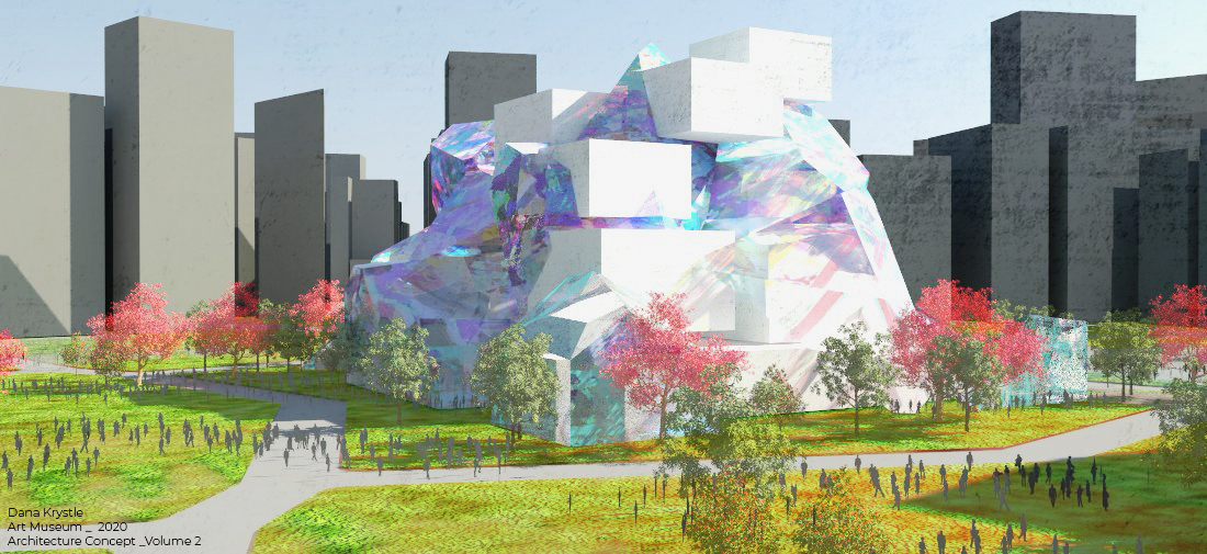 (Rhino3D) Dana Krystle _Art Museum_ Architecture Design Volume 2