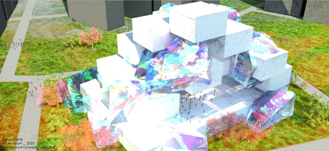 (Rhino3D) Dana Krystle _Art Museum_ Architecture Design Volume 2
