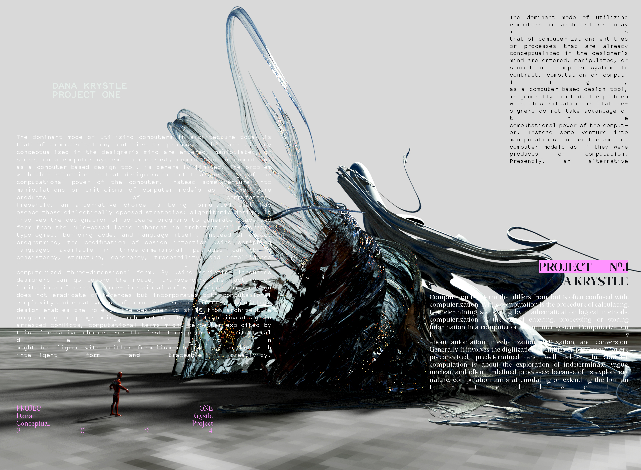 PROJECT ONE - Architecture 3D CONCEPT - Experimental Design 