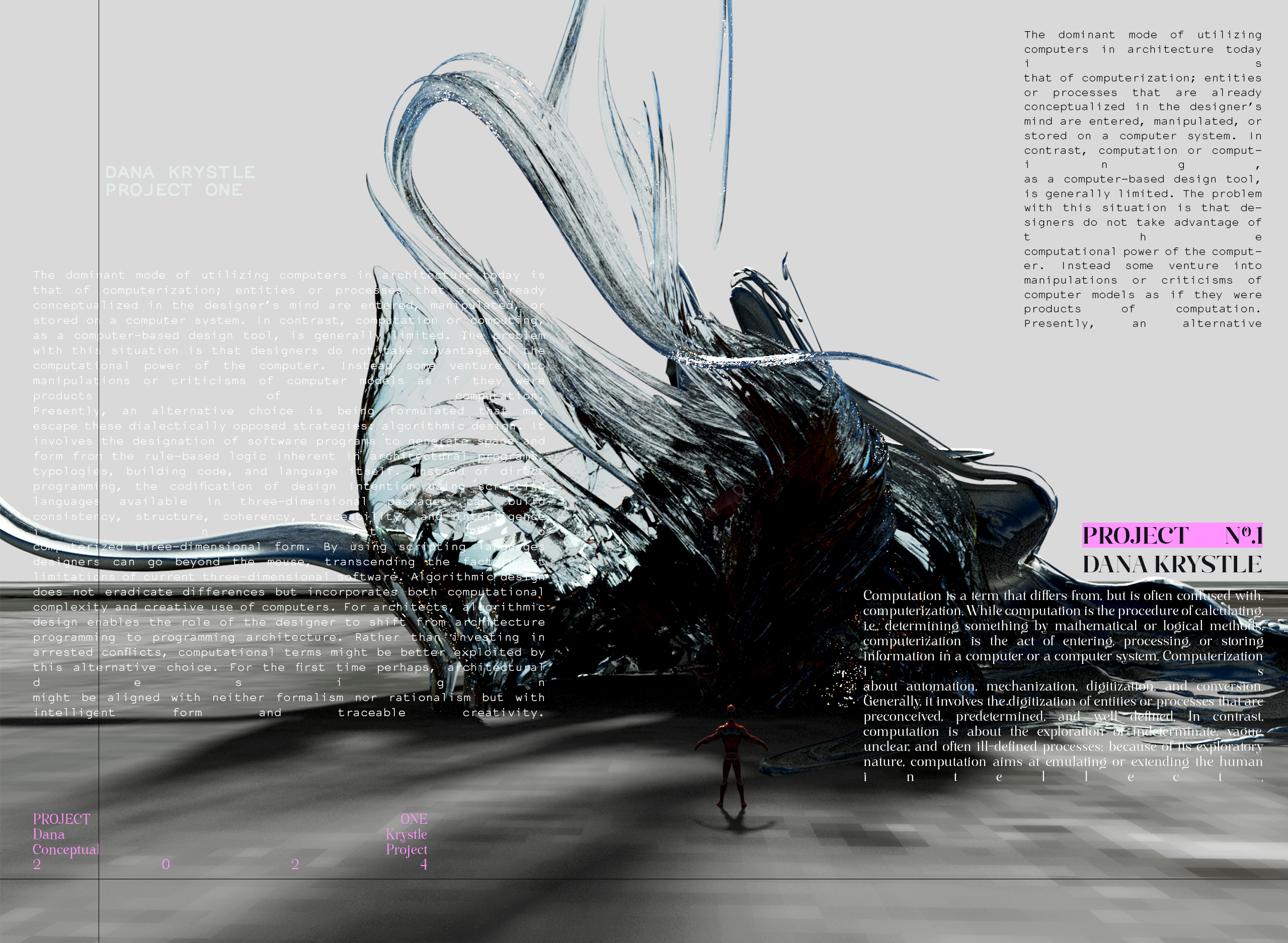 PROJECT ONE - Architecture 3D CONCEPT - Experimental Design 