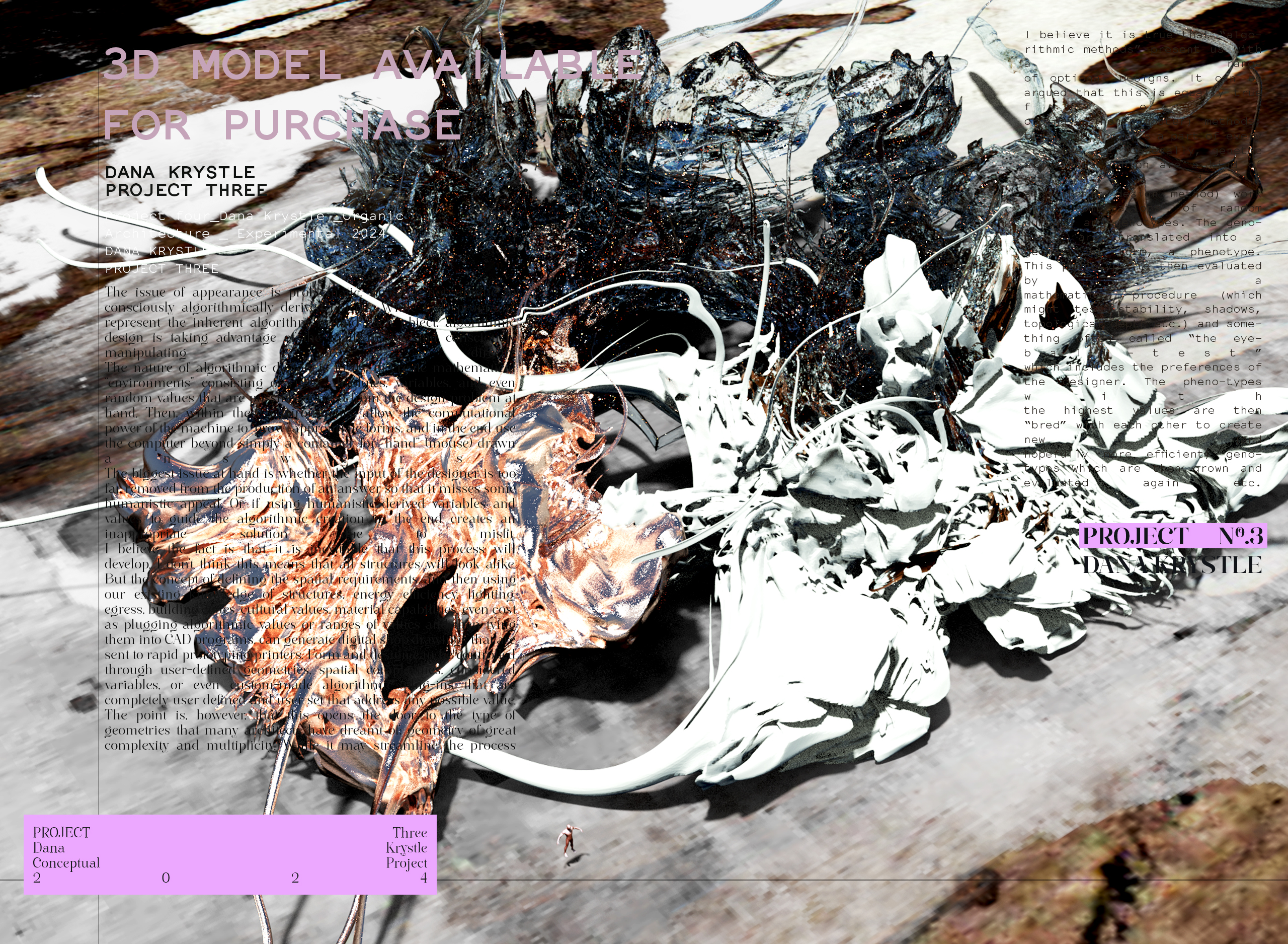 PROJECT THREE- Architecture 3D CONCEPT - Experimental Design 