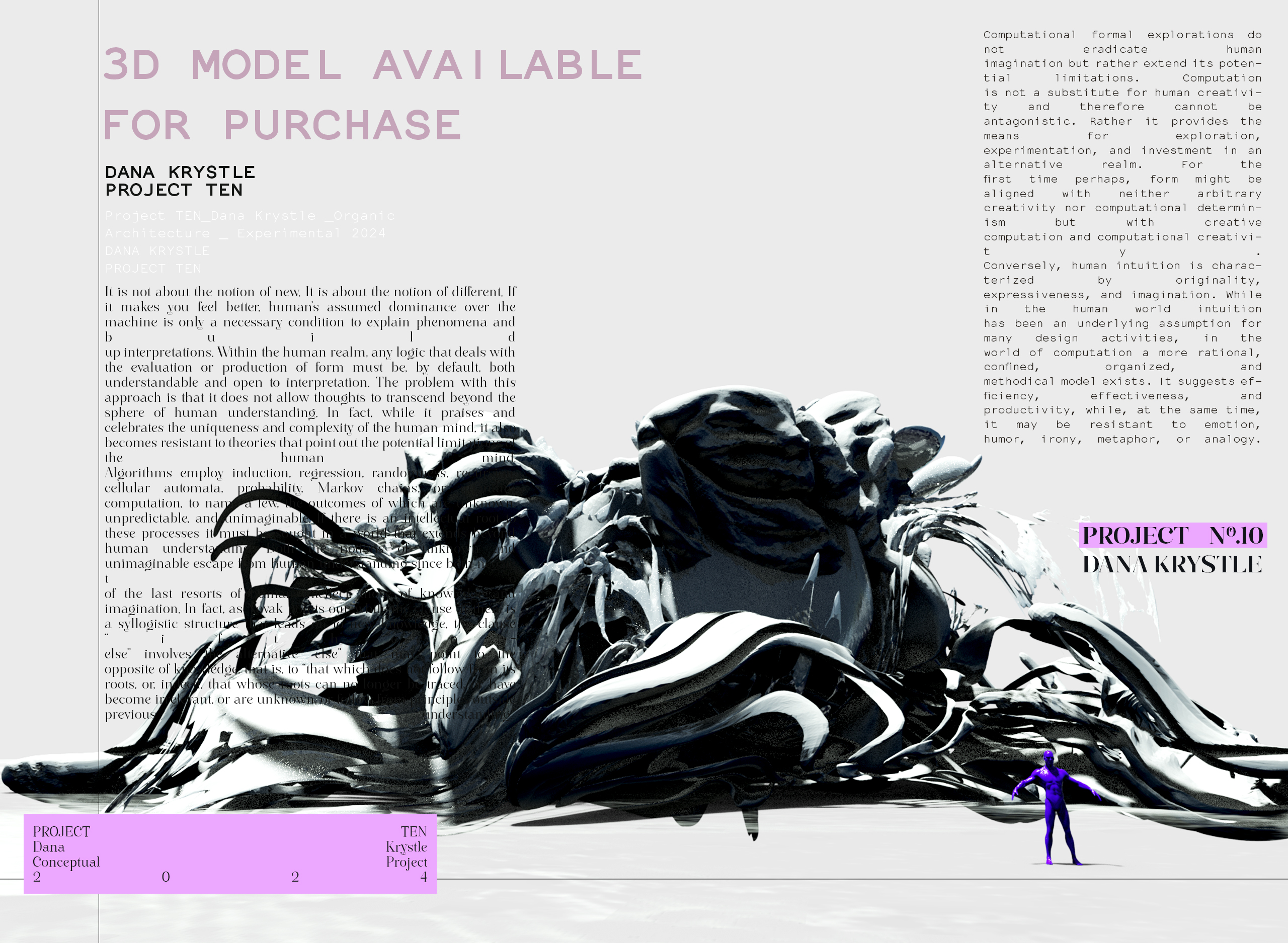 PROJECT TEN- Architecture 3D CONCEPT - Experimental Design 