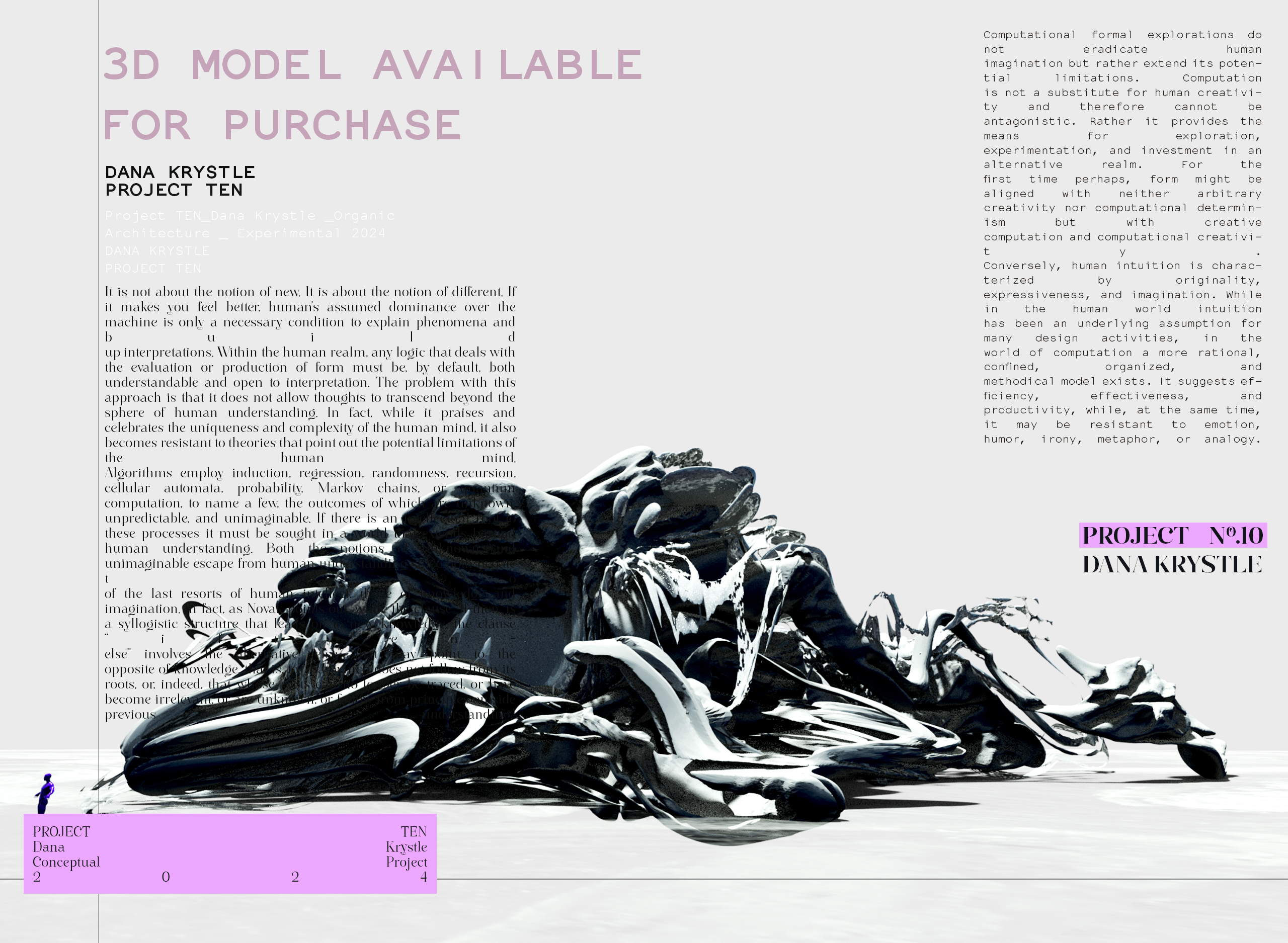 PROJECT TEN- Architecture 3D CONCEPT - Experimental Design 